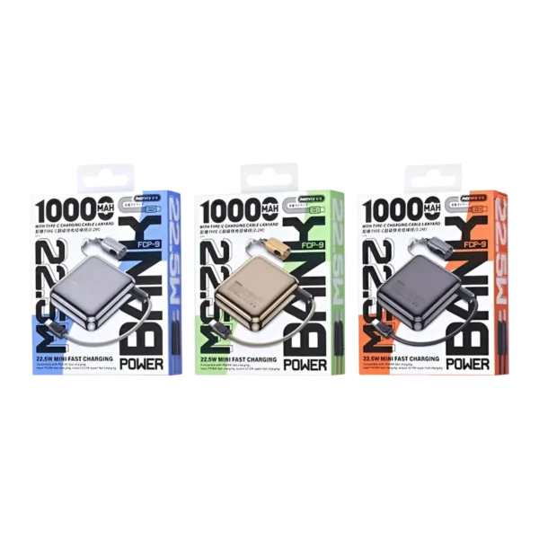 Remax FCP-9 10000mAh Mini Portable Power Bank box