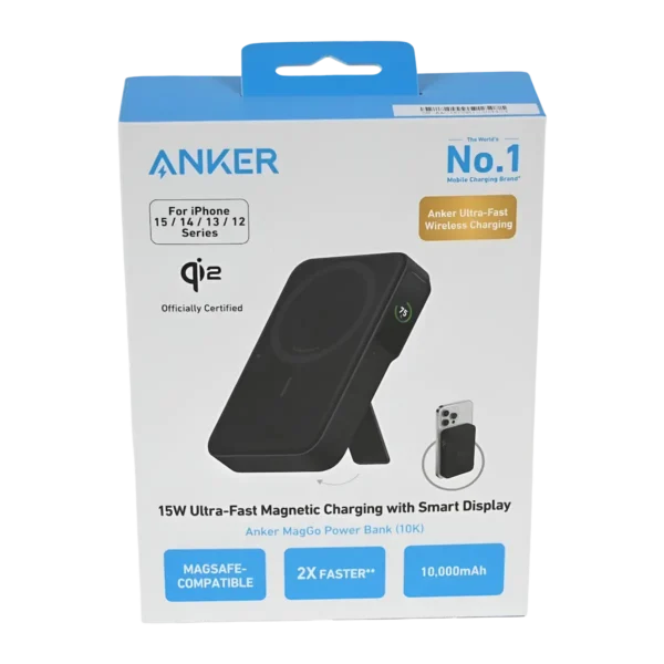 Anker MagGo 10,000mAh Wireless Charging Power Bank box