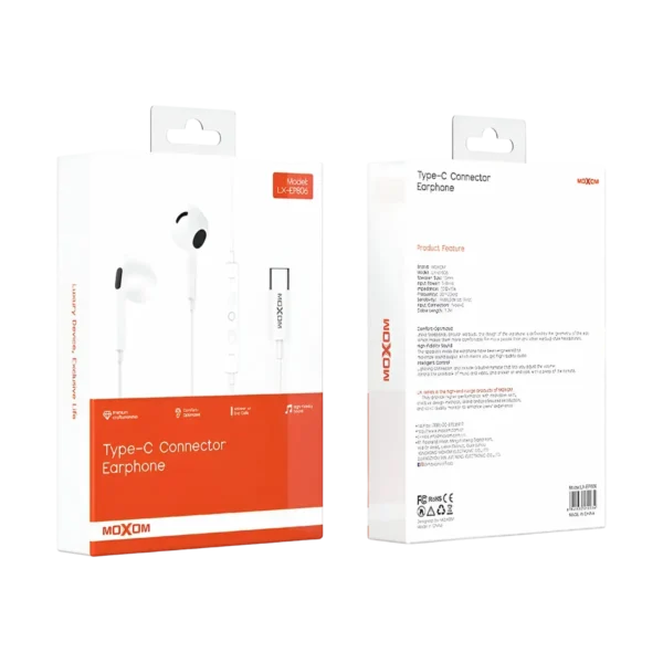 Moxom LX-EP806 Type-C Earphones - Image 3