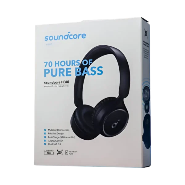 Soundcore H30i Wireless On-Ear Headphones box