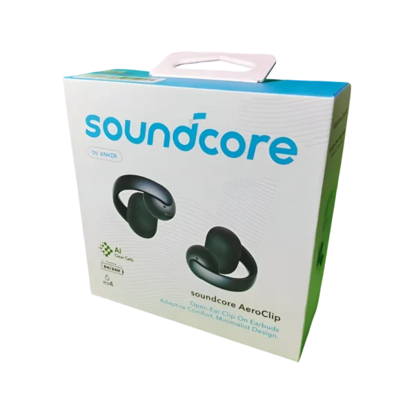 Soundcore AeroClip Open-ear Earbuds box